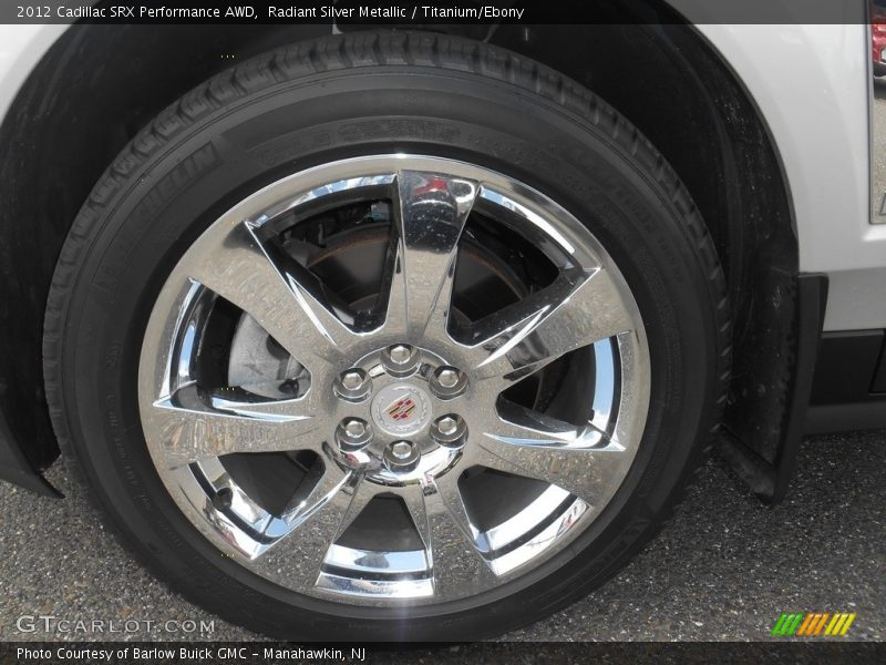 Radiant Silver Metallic / Titanium/Ebony 2012 Cadillac SRX Performance AWD