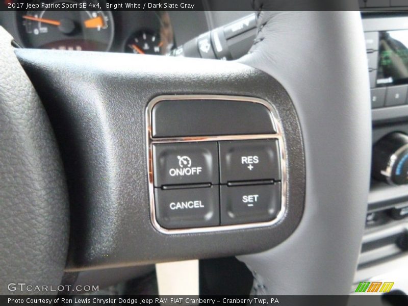 Bright White / Dark Slate Gray 2017 Jeep Patriot Sport SE 4x4