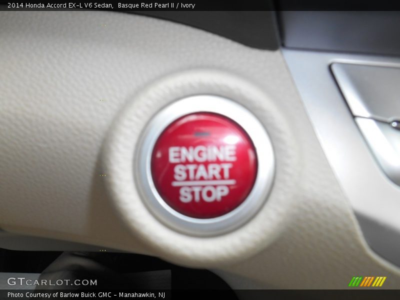 Basque Red Pearl II / Ivory 2014 Honda Accord EX-L V6 Sedan