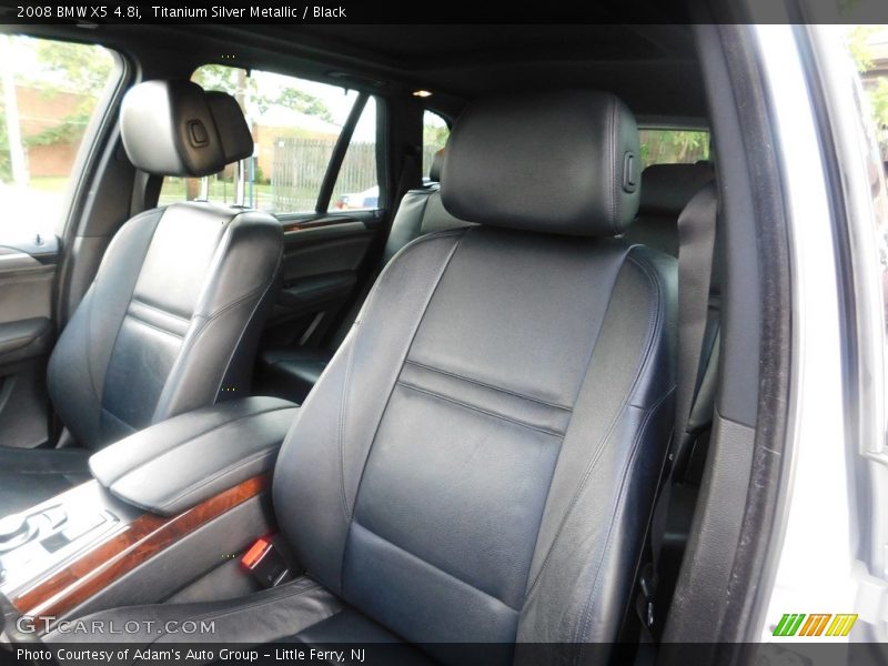Titanium Silver Metallic / Black 2008 BMW X5 4.8i