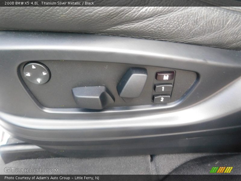 Titanium Silver Metallic / Black 2008 BMW X5 4.8i