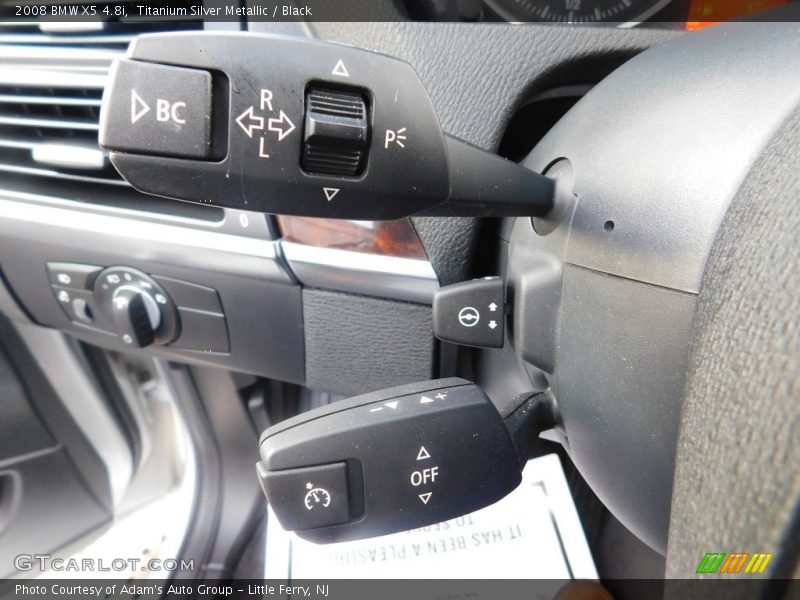 Titanium Silver Metallic / Black 2008 BMW X5 4.8i