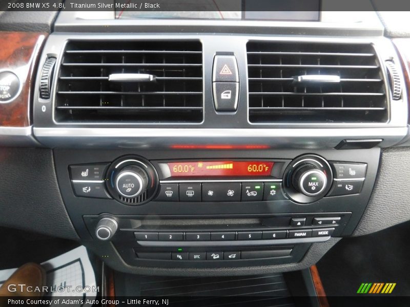Titanium Silver Metallic / Black 2008 BMW X5 4.8i