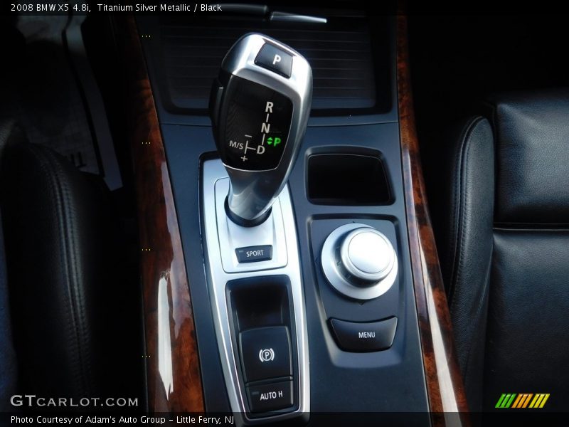 Titanium Silver Metallic / Black 2008 BMW X5 4.8i