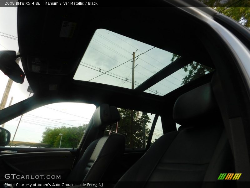 Titanium Silver Metallic / Black 2008 BMW X5 4.8i