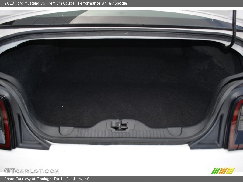 Performance White / Saddle 2013 Ford Mustang V6 Premium Coupe