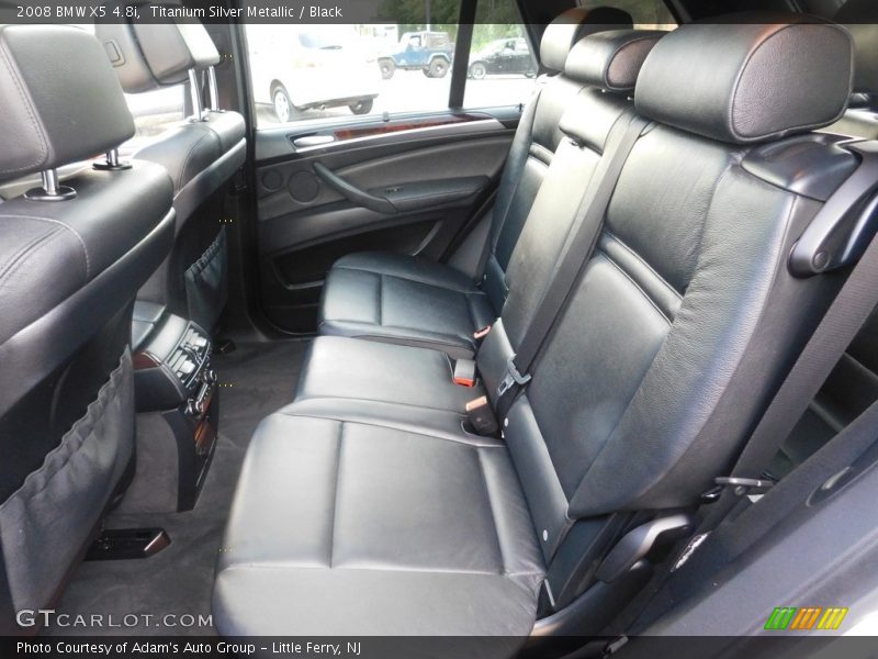 Titanium Silver Metallic / Black 2008 BMW X5 4.8i