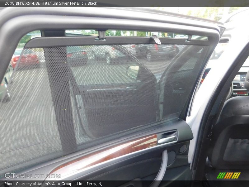 Titanium Silver Metallic / Black 2008 BMW X5 4.8i