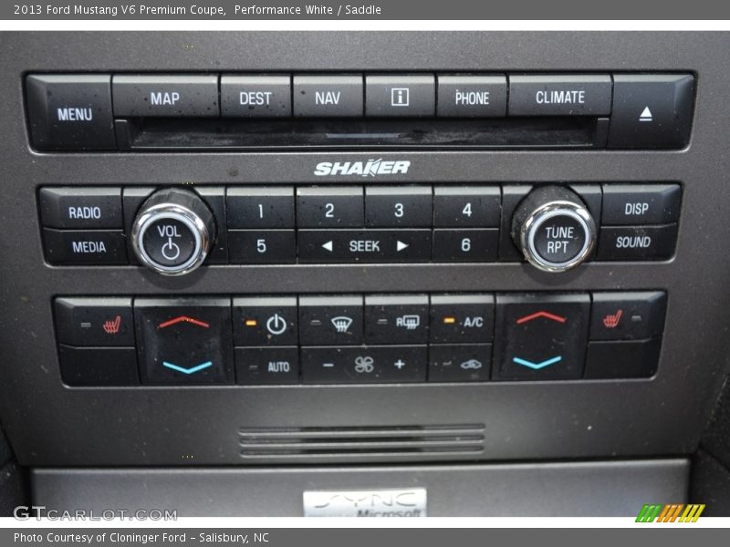 Performance White / Saddle 2013 Ford Mustang V6 Premium Coupe