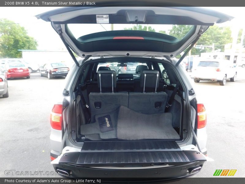 Titanium Silver Metallic / Black 2008 BMW X5 4.8i