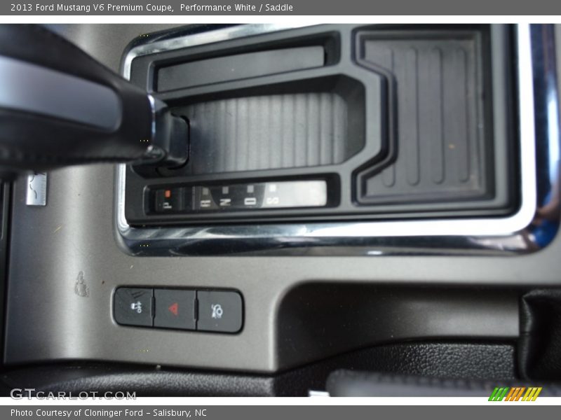 Performance White / Saddle 2013 Ford Mustang V6 Premium Coupe