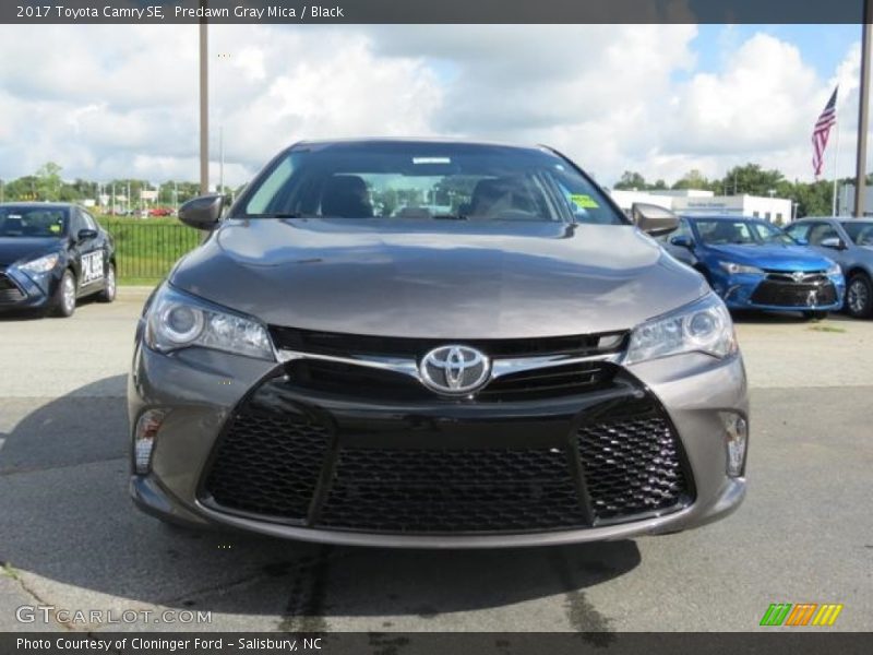 Predawn Gray Mica / Black 2017 Toyota Camry SE