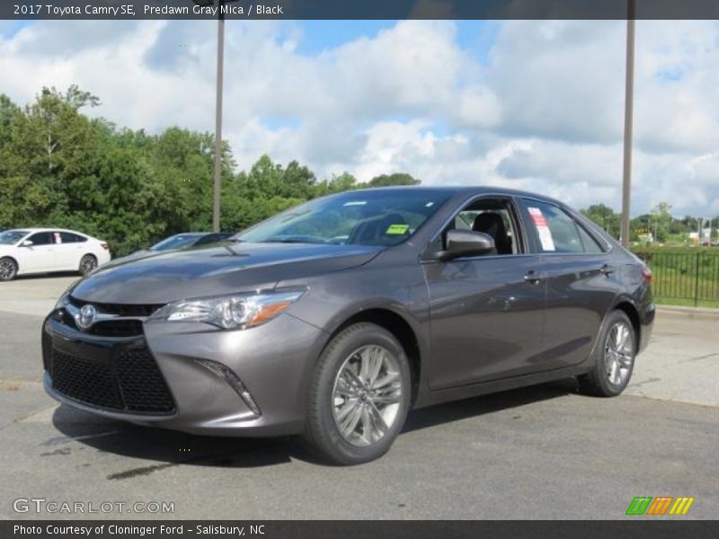Predawn Gray Mica / Black 2017 Toyota Camry SE
