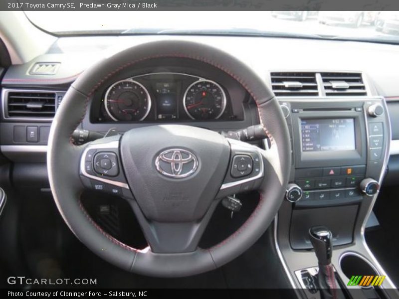 Predawn Gray Mica / Black 2017 Toyota Camry SE