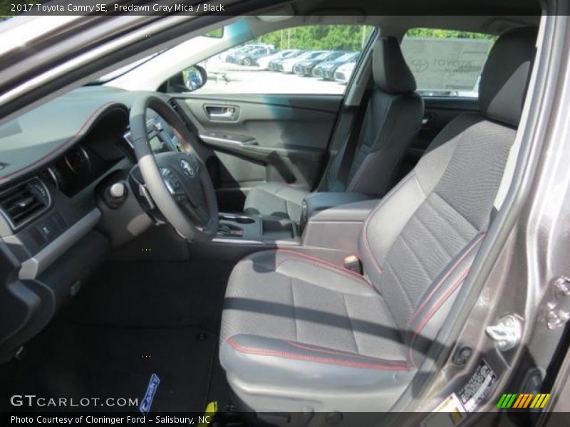Predawn Gray Mica / Black 2017 Toyota Camry SE