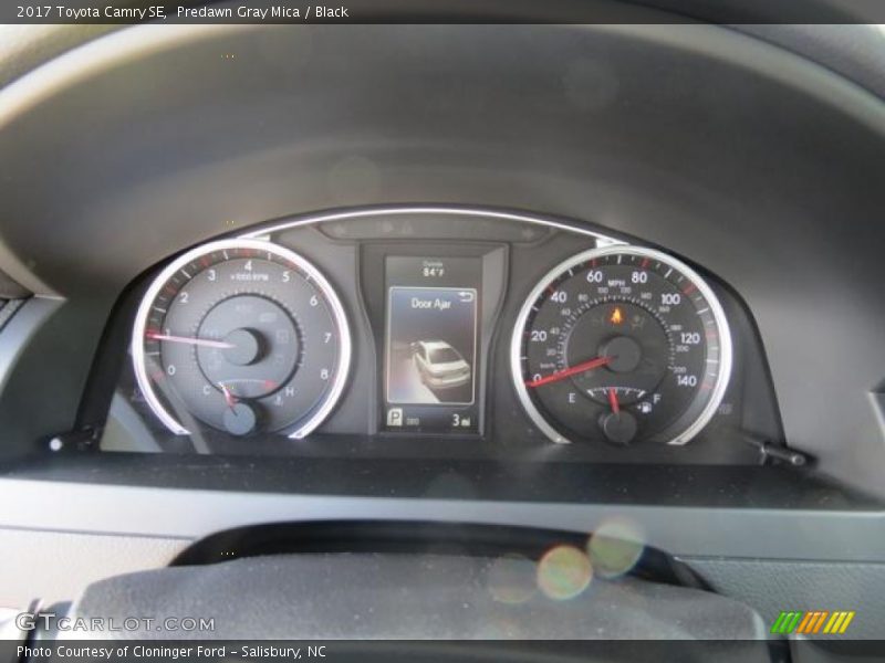 Predawn Gray Mica / Black 2017 Toyota Camry SE