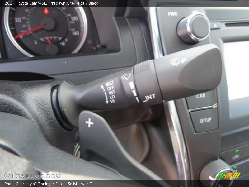 Predawn Gray Mica / Black 2017 Toyota Camry SE