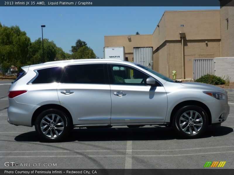 Liquid Platinum / Graphite 2013 Infiniti JX 35 AWD