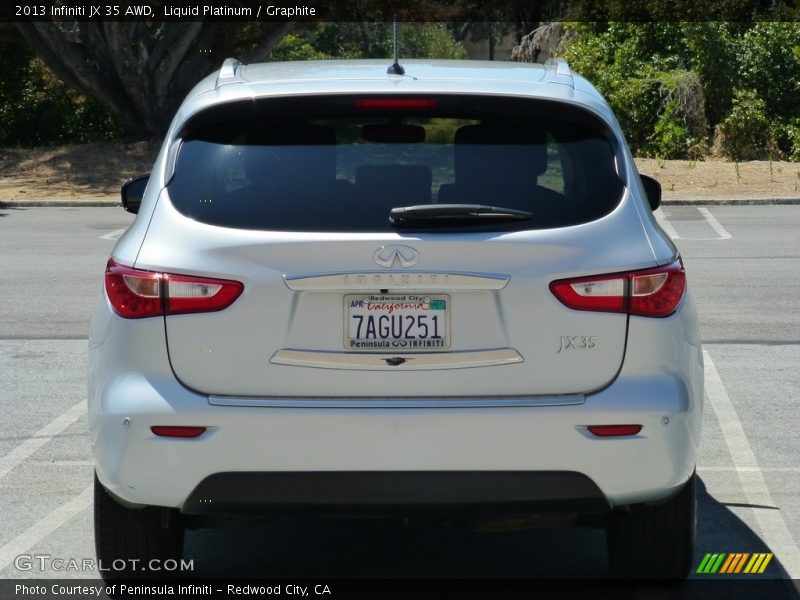 Liquid Platinum / Graphite 2013 Infiniti JX 35 AWD