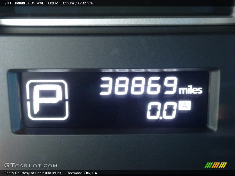 Liquid Platinum / Graphite 2013 Infiniti JX 35 AWD