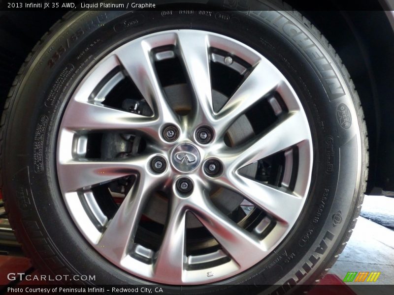 Liquid Platinum / Graphite 2013 Infiniti JX 35 AWD