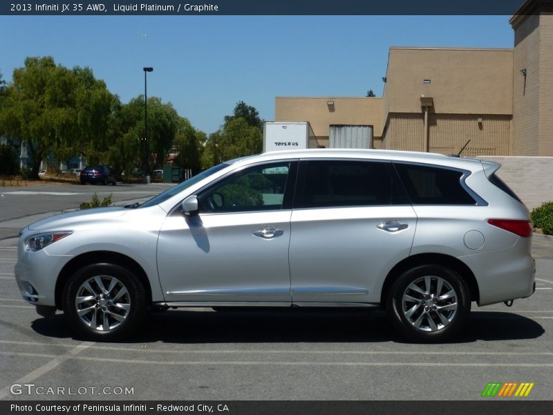 Liquid Platinum / Graphite 2013 Infiniti JX 35 AWD