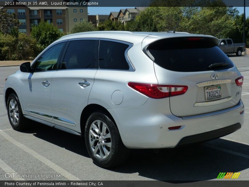 Liquid Platinum / Graphite 2013 Infiniti JX 35 AWD