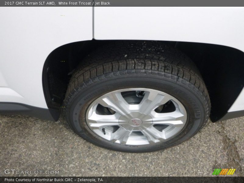 White Frost Tricoat / Jet Black 2017 GMC Terrain SLT AWD