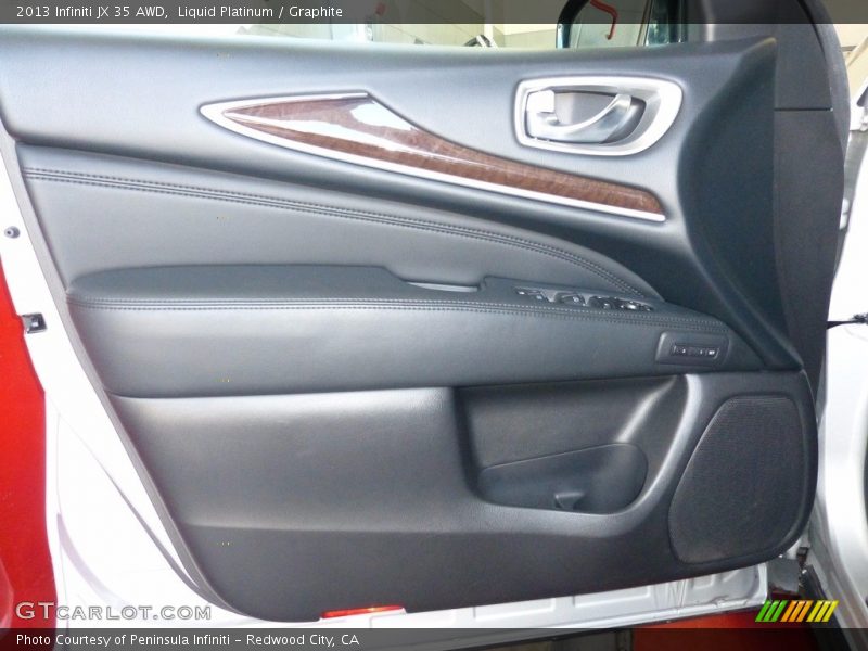 Liquid Platinum / Graphite 2013 Infiniti JX 35 AWD