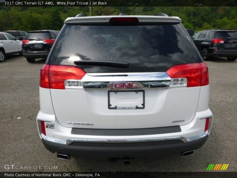 White Frost Tricoat / Jet Black 2017 GMC Terrain SLT AWD