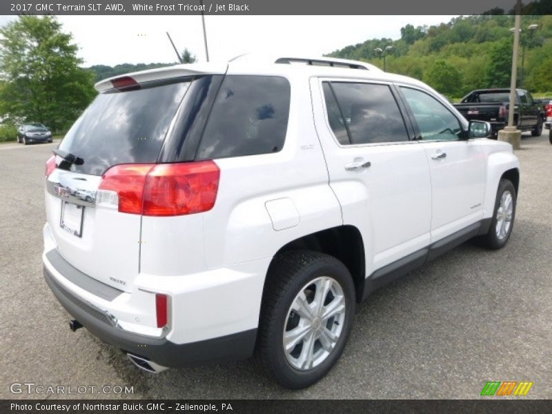 White Frost Tricoat / Jet Black 2017 GMC Terrain SLT AWD