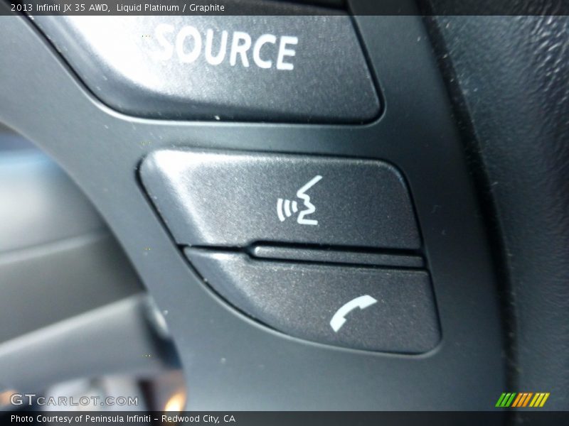 Liquid Platinum / Graphite 2013 Infiniti JX 35 AWD