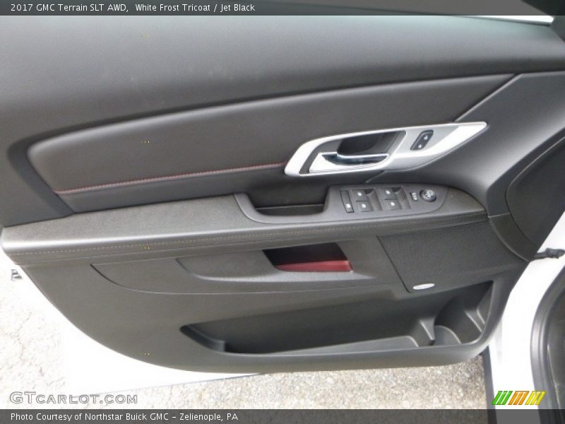 White Frost Tricoat / Jet Black 2017 GMC Terrain SLT AWD