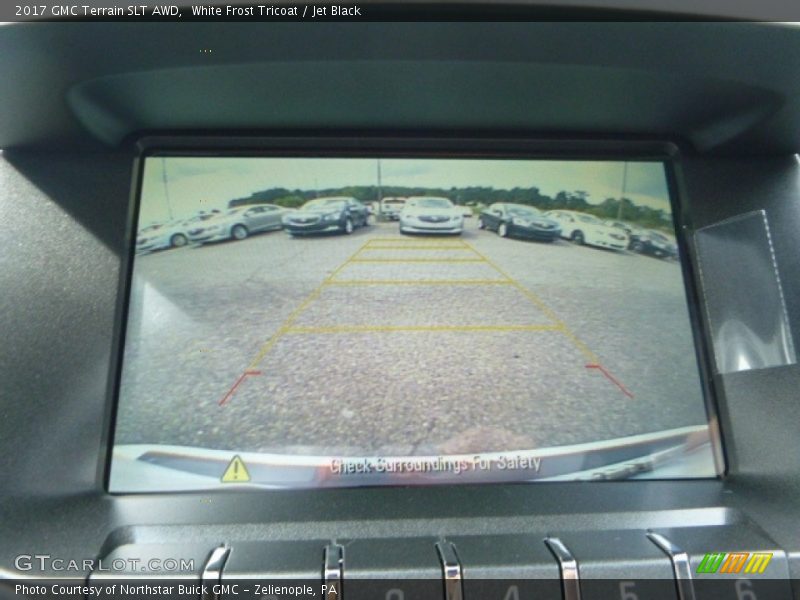 White Frost Tricoat / Jet Black 2017 GMC Terrain SLT AWD