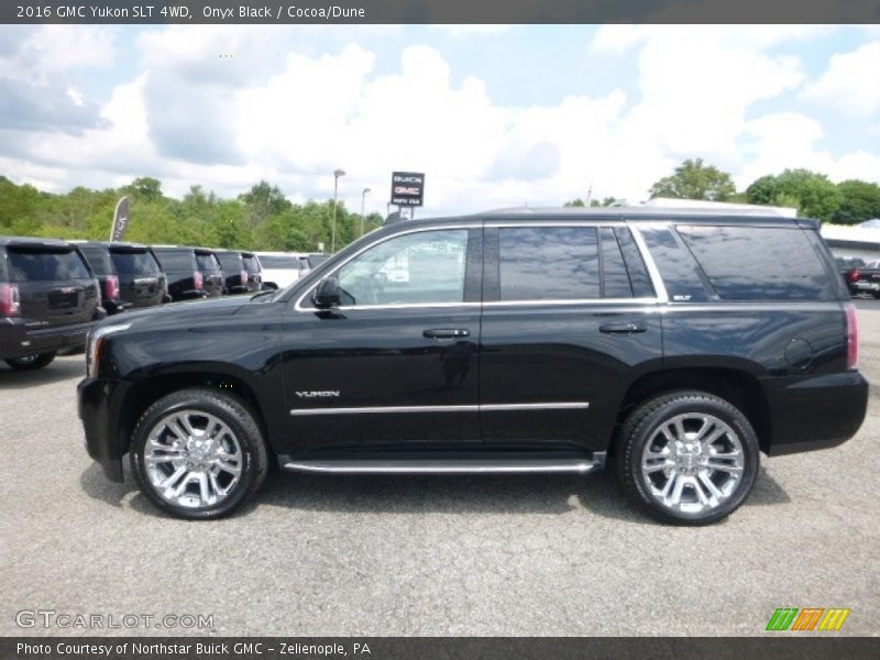 Onyx Black / Cocoa/Dune 2016 GMC Yukon SLT 4WD