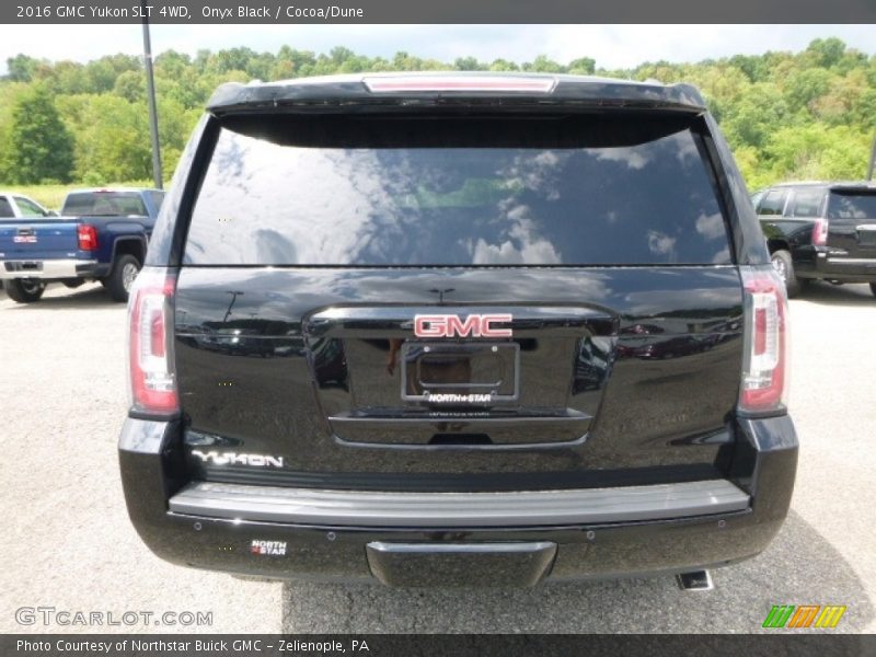 Onyx Black / Cocoa/Dune 2016 GMC Yukon SLT 4WD