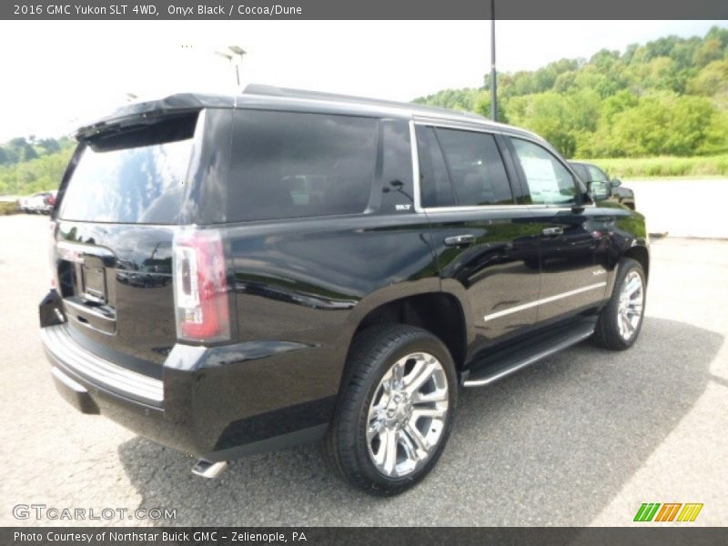Onyx Black / Cocoa/Dune 2016 GMC Yukon SLT 4WD
