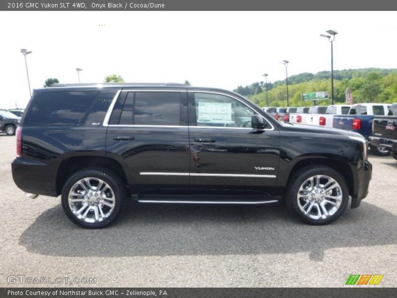 Onyx Black / Cocoa/Dune 2016 GMC Yukon SLT 4WD