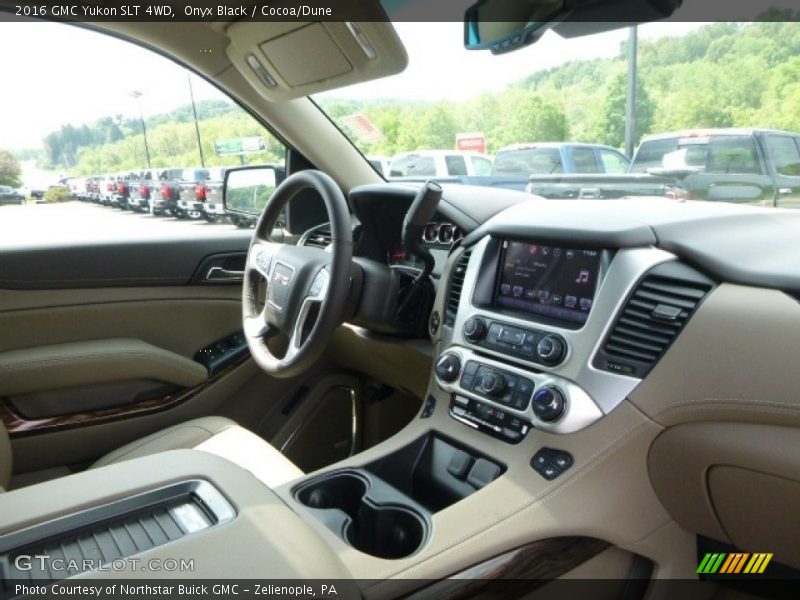 Onyx Black / Cocoa/Dune 2016 GMC Yukon SLT 4WD
