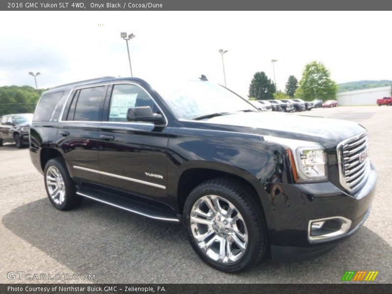 Onyx Black / Cocoa/Dune 2016 GMC Yukon SLT 4WD