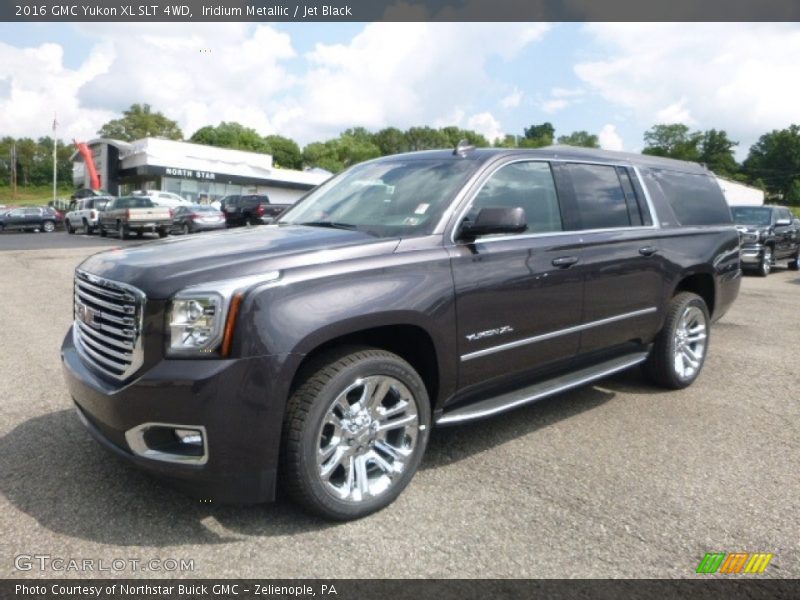 Iridium Metallic / Jet Black 2016 GMC Yukon XL SLT 4WD