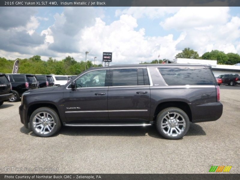 Iridium Metallic / Jet Black 2016 GMC Yukon XL SLT 4WD