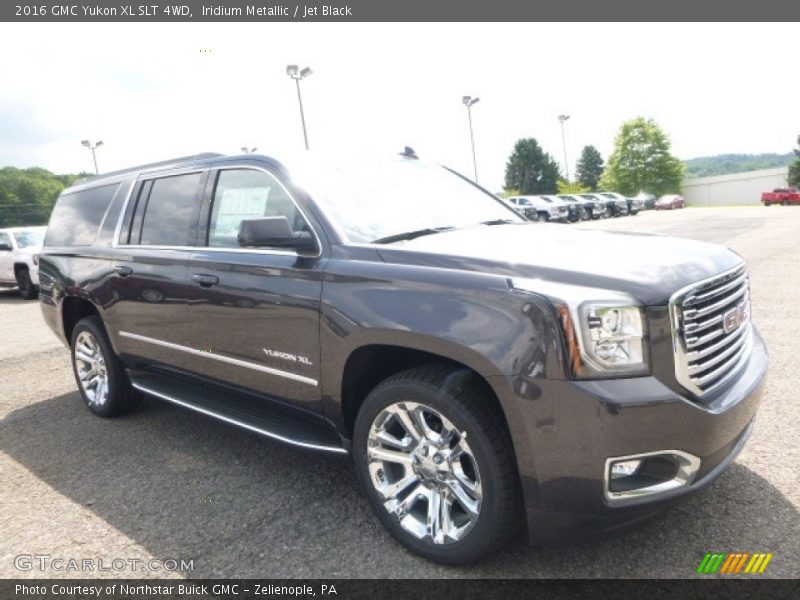 Iridium Metallic / Jet Black 2016 GMC Yukon XL SLT 4WD