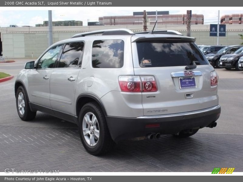 Liquid Silver Metallic / Light Titanium 2008 GMC Acadia SLT