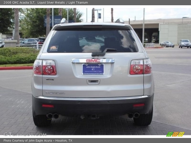 Liquid Silver Metallic / Light Titanium 2008 GMC Acadia SLT