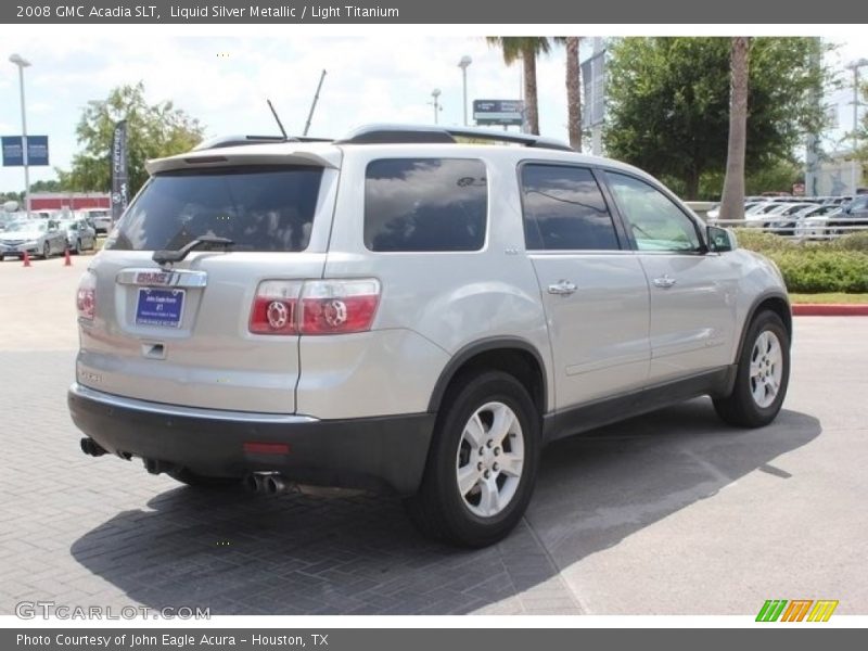 Liquid Silver Metallic / Light Titanium 2008 GMC Acadia SLT