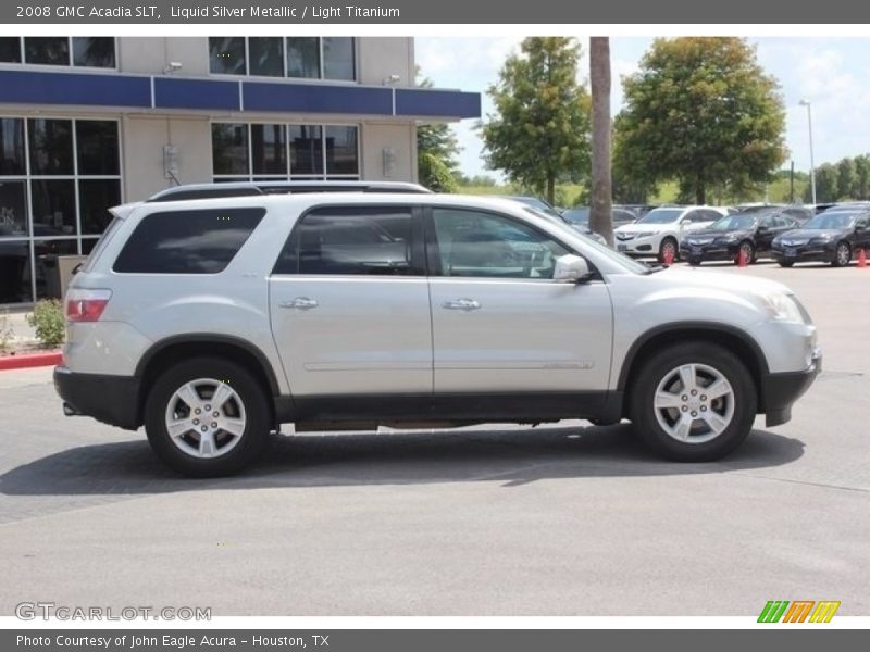 Liquid Silver Metallic / Light Titanium 2008 GMC Acadia SLT