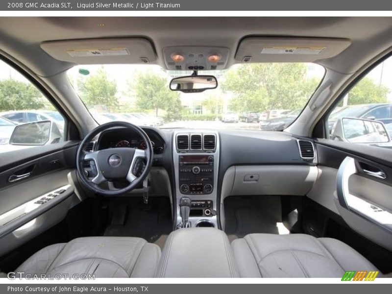 Liquid Silver Metallic / Light Titanium 2008 GMC Acadia SLT