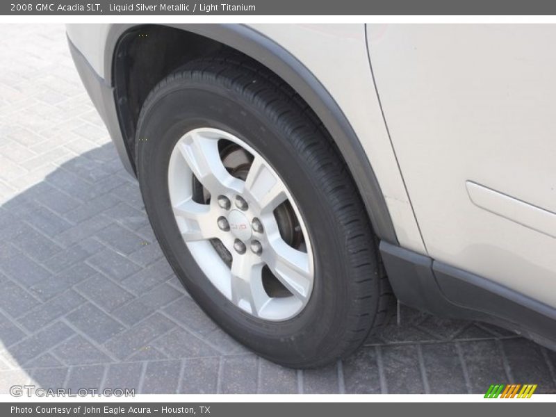 Liquid Silver Metallic / Light Titanium 2008 GMC Acadia SLT