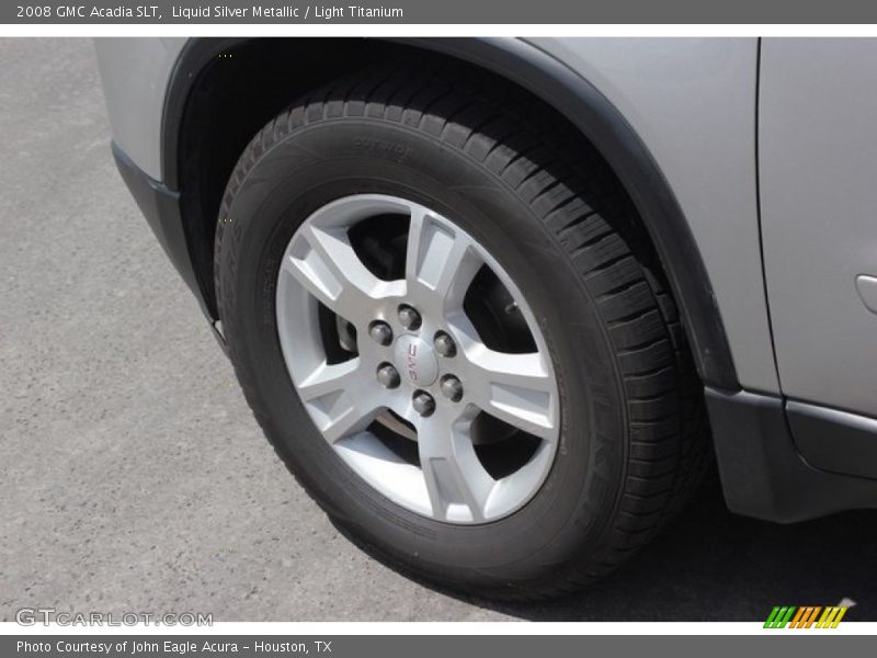 Liquid Silver Metallic / Light Titanium 2008 GMC Acadia SLT